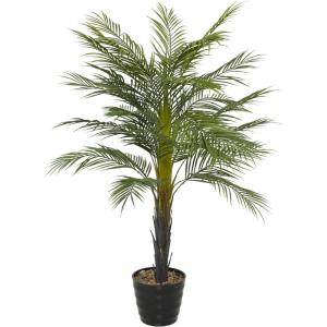 image:imageDeco 79 Faux Foliage Fiddle Leaf Artificial Tree with Realistic Leaves 41 x 35 x 74 GreenGreen