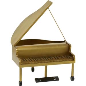 image:imageDeco 79 Metal Instrument Decorative Sculpture Piano Home Decor Statue Accent Figurine 16 x 13 x 22 Gold
