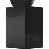 image:imageDeco 79 Glass Abstract Decorative Sculpture Stacked Orb Home Decor Statue with Black Base Accent Figurine 5 x 4 x 16 BlackBlack