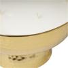 image:imageDeco 79 Metal Decorative Candle English Garden Scented Wide Hammered 70 oz 4 Wick Aromatherapy Candle with White Wax Wax Aromatherapy Candle 10 x 10 x 6 GoldSMALL SIZE