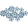 image:imageDeco 79 Metal Floral Home Wall Decor 3D Wall Sculpture Wall Art 38 x 3 x 16 BlueBlue
