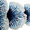 image:imageDeco 79 Metal Floral Home Wall Decor 3D Wall Sculpture Wall Art 38 x 3 x 16 BlueBlue