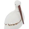 image:imageDeco 79 Ceramic Bird Decorative Sculpture Home Decor Statues Set of 3 Accent Figurines 14 10 12H White