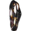 image:imageDeco 79 Glass Abstract Decorative Sculpture Ombre Cutout Home Decor Statue with Amber Accents Accent Figurine 8 x 4 x 17 BlackBlack