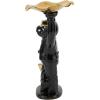 image:imageDeco 79 Polystone Dog Decorative Sculpture Sitting and Standing Home Decor Statues Set of 2 Accent Figurines 5W 9H GoldBlack