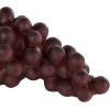 image:imageDeco 79 Polystone Fruit Decorative Sculpture Grape Home Decor Statue with Gold Stem Accent Figurine 14 x 5 x 6 Purple