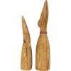 image:imageDeco 79 Teak Wood Whale Handmade Decorative Sculpture Tail Live Edge Home Decor Statues with Intricate Carvings Set of 3 Accent Figurines 23 18 16H BrownBrown