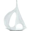 image:imageDeco 79 Aluminum Metal Sail Boat Decorative Sculpture Home Decor Statue Accent Figurine 28 x 6 x 37 SilverSilver