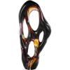 image:imageDeco 79 Glass Abstract Decorative Sculpture Ombre Cutout Home Decor Statue with Amber Accents Accent Figurine 8 x 4 x 17 BlackBlack