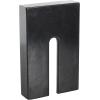image:imageDeco 79 Marble Geometric Decorative Sculpture Rectangular Home Decor Statue with Arched Groove Interior Accent Figurine 7 x 2 x 11 Black