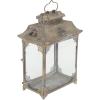 image:imageDeco 79 Metal Decorative Candle Lantern Set of 2 18 14H Brown