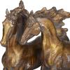 image:imageDeco 79 Polystone Horse Decorative Sculpture Home Decor Statue Accent Figurine 14 x 6 x 11 Bronze
