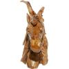 image:imageDeco 79 Teak Wood Horse Handmade Decorative Sculpture Home Decor Statue Accent Figurine 25 x 10 x 23 BrownBrown