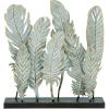 image:imageDeco 79 Metal Bird Decorative Sculpture Feathers Home Decor Statue Accent Figurine 20 x 5 x 21 Gray