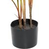 image:imageDeco 79 Faux Foliage Anthurium Artificial Plant with Realistic Leaves and Black Plastic Pot 26 x 27 x 28 Green