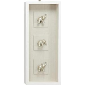 image:imageDeco 79 Shadow Box 12 L x 3 W x 28 H Silver
