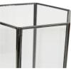 image:imageCosmoLiving by Cosmopolitan Metal Geometric Hexagon Shaped Candle Lantern with Clear Glass Set of 3 10 8 6 H ClearClear