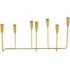image:imageCosmoLiving by Cosmopolitan Metal Slim 7 Candle Candelabra 21 x 7 x 10 GoldGold