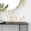 image:imageCosmoLiving by Cosmopolitan Metal Slim 7 Candle Candelabra 21 x 7 x 10 GoldGold