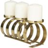 image:imageCosmoLiving by Cosmopolitan Stainless Steel Metal Decorative Candle Holder Candle Stand Candlestick Holder 20 x 5 x 5 Gold12 x 5 x 5