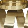 image:imageCosmoLiving by Cosmopolitan Stainless Steel Metal Decorative Candle Holder Candle Stand Candlestick Holder 20 x 5 x 5 Gold20 x 5 x 5