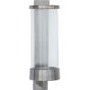image:imageDeco 79 Aluminum Metal Single Candle Wall Sconce 5 x 7 x 16 GrayGray