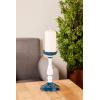 image:imageDeco 79 Coastal Asymmetrical Candle Holders 5 W x 1175 H Blue White