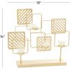 image:imageDeco 79 Gold Metal Contemporary Candelabra 16 x 18 x 5 InchesGold