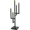 image:imageDeco 79 Metal Decorative Candelabra 5 Candle Candlestick Holder Candlestand 11 x 11 x 34 BlackBlack