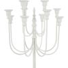 image:imageDeco 79 Metal Decorative Candelabra Taper 12 Slot Candle Stand Candlestick Holder 16 x 16 x 52 White