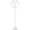 image:imageDeco 79 Metal Decorative Candelabra Taper 12 Slot Candle Stand Candlestick Holder 16 x 16 x 52 White