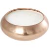 image:imageDeco 79 Metal Decorative Candle Tropical Breeze Scented Wide Dome Shaped 60 oz 4 Wick Aromatherapy Candle with White Wax Wax Aromatherapy Candle 9 x 9 x 3 Copper