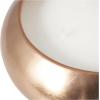 image:imageDeco 79 Metal Decorative Candle Tropical Breeze Scented Wide Dome Shaped 60 oz 4 Wick Aromatherapy Candle with White Wax Wax Aromatherapy Candle 9 x 9 x 3 Copper