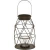 image:imageDeco 79 Metal Glass Lantern 7 W 15 H42571 7 W15 H