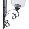 image:imageDeco 79 Metal Single Candle Wall Sconce 7 x 12 x 24 Black