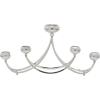 image:imageDeco 79 Stainless Steel Solid Candelabra 28 x 5 x 15 Silver