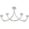 image:imageDeco 79 Stainless Steel Solid Candelabra 28 x 5 x 15 Silver