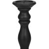 image:imageDeco 79 Wood Decorative Candle Holder Candle Stand Set of 3 Candlestick Holder 18 15 12 H GrayBlack