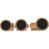 image:imageDeco 79 Wood Decorative Candle Holder Circular Ring Candle Stand Set of 3 Candlestick Holder 11 9 8 H BrownBrown