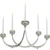 image:imageDeco 79 Stainless Steel Solid Candelabra 28 x 5 x 15 Silver