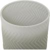 image:imageCosmoLiving by Cosmopolitan Metal Indoor Outdoor Planter Small Planter Pot Set of 3 Planters 8 6 5W GrayWhite