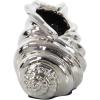 image:imageDeco 79 Ceramic Shell Decorative Sculpture Shell Home Decor Statues Set of 3 Accent Figurines 7 7 5W SilverSilver