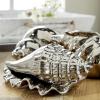 image:imageDeco 79 Ceramic Shell Decorative Sculpture Shell Home Decor Statues Set of 3 Accent Figurines 7 7 5W SilverSilver