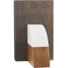 image:imageDeco 79 Mango Wood Geometric Decorative Bookends Arched 5 lbs Non Skid Bookends with White Marble Tops Set of 2 Office Bookends5 W 5 H Brown5W  5H