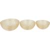 image:imageCosmoLiving by Cosmopolitan Metal Decorative Bowl Set of 3 7 6 6H Gold