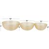 image:imageCosmoLiving by Cosmopolitan Metal Decorative Bowl Set of 3 7 6 6H Gold