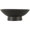 image:imageDeco 79 Ceramic Decorative Bowl Wide with Elevated Base 16 x 16 x 6 BlackBlack
