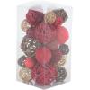 image:imageDeco 79 Dried Plant Handmade Orbs amp Vase Filler with Varying Designs Set of 2 6W 12H Multi Colored