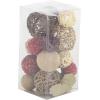 image:imageDeco 79 Dried Plant Handmade Orbs amp Vase Filler with Varying Designs Set of 2 6W 12H Multi Colored