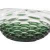 image:imageDeco 79 Glass Handmade Decorative Decorative Bowl Abstract Wavy Ombre Decorative Container with Bubble Texturing Decorative Keepsake Box 18 x 14 x 6 GreenGreen